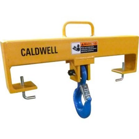 CALDWELL GROUP. Lif-Truc Fork Lift Beam, Double Fork, Single Fixed Hook, 4, 000lb. 10F-2-20
